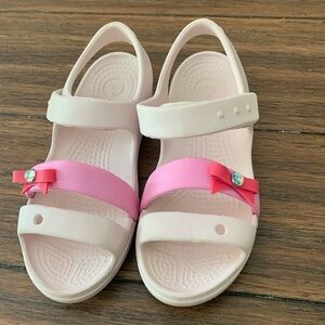 Girls croc sandals size 13